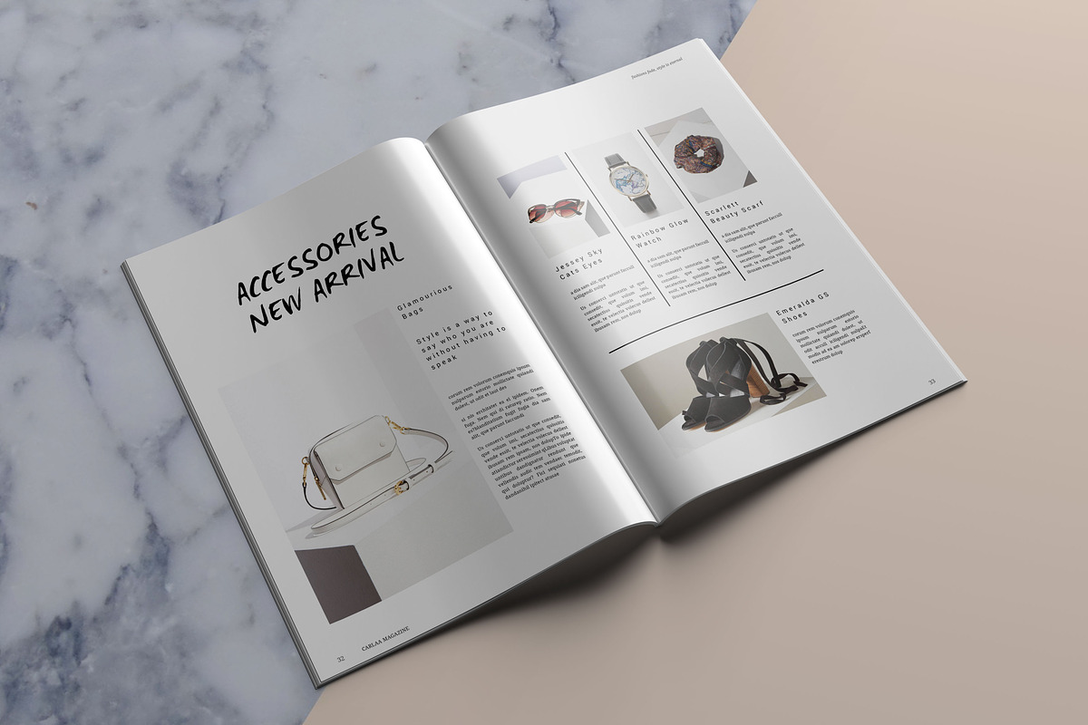 Carlaa Magazine, a Magazine Template by Kingtown (Photo 9 of 10)