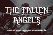 NightAngel -Blackletter Display Font, a Blackletter Font by AQR Studio (Thumbnail 6 of 10)