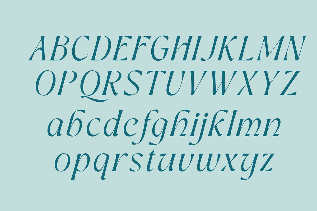 Anthalie - Elegant Modern Serif, a Serif Font by Luna Shop (Photo 7 of 9)