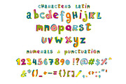Ziggy color font, a Font by Malena (Thumbnail 2 of 7)