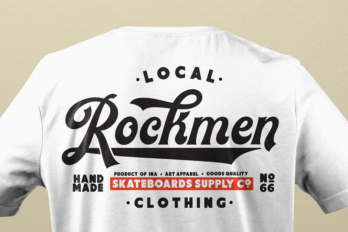 Local Goods Font, a Font by HRDR (Photo 7 of 10)