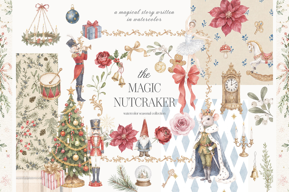 The Magic Nutcracker Collection, a Seasonal Illustration by studioequinox (Photo 1 of 12)