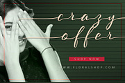 Scriptic Wilder, a Script Font by Fontdroe (Thumbnail 13 of 14)