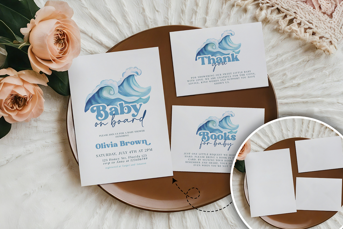 Wedding Invitation Suite Mockup Bund, a Product Mockup by TatiMockup (Photo 5 of 8)