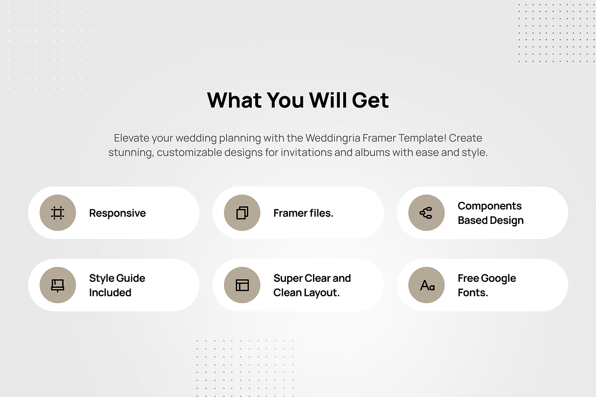 Weddingria - Framer Wedding Template, a Landing Page Template by Themesmile (Photo 3 of 5)