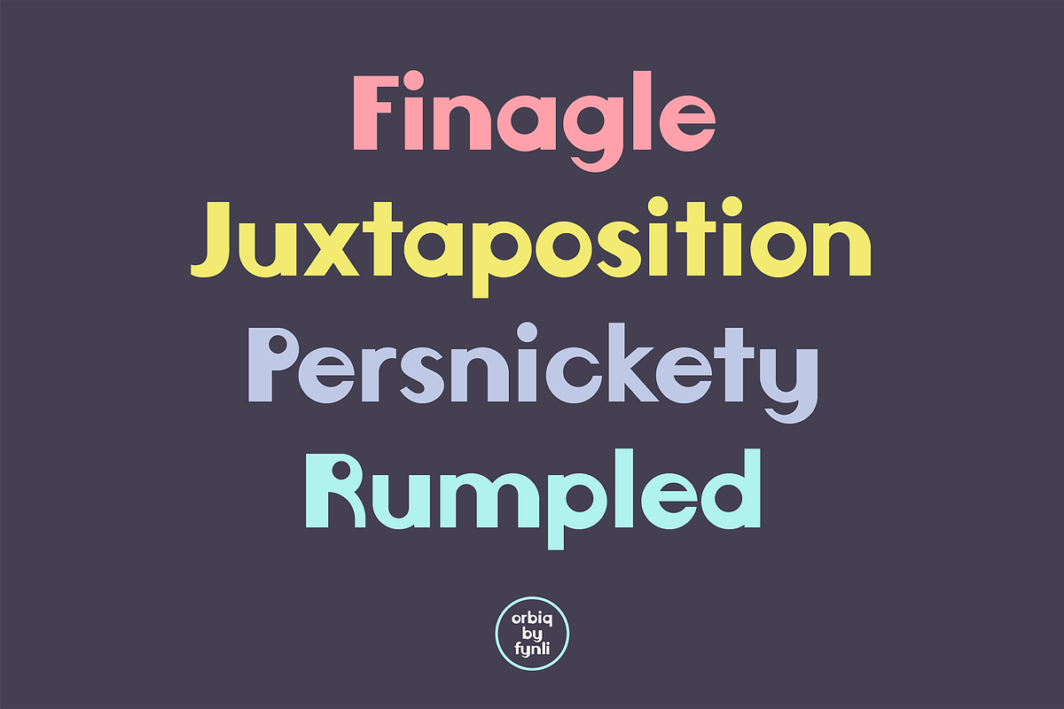 Orbiq Font, a Sans Serif Font by Fynli (Photo 10 of 12)
