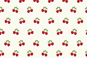 Cherries & Daisies Set of 7 Seamless, a Pattern Graphic by Amy Lynn Grover (Thumbnail 3 of 10)
