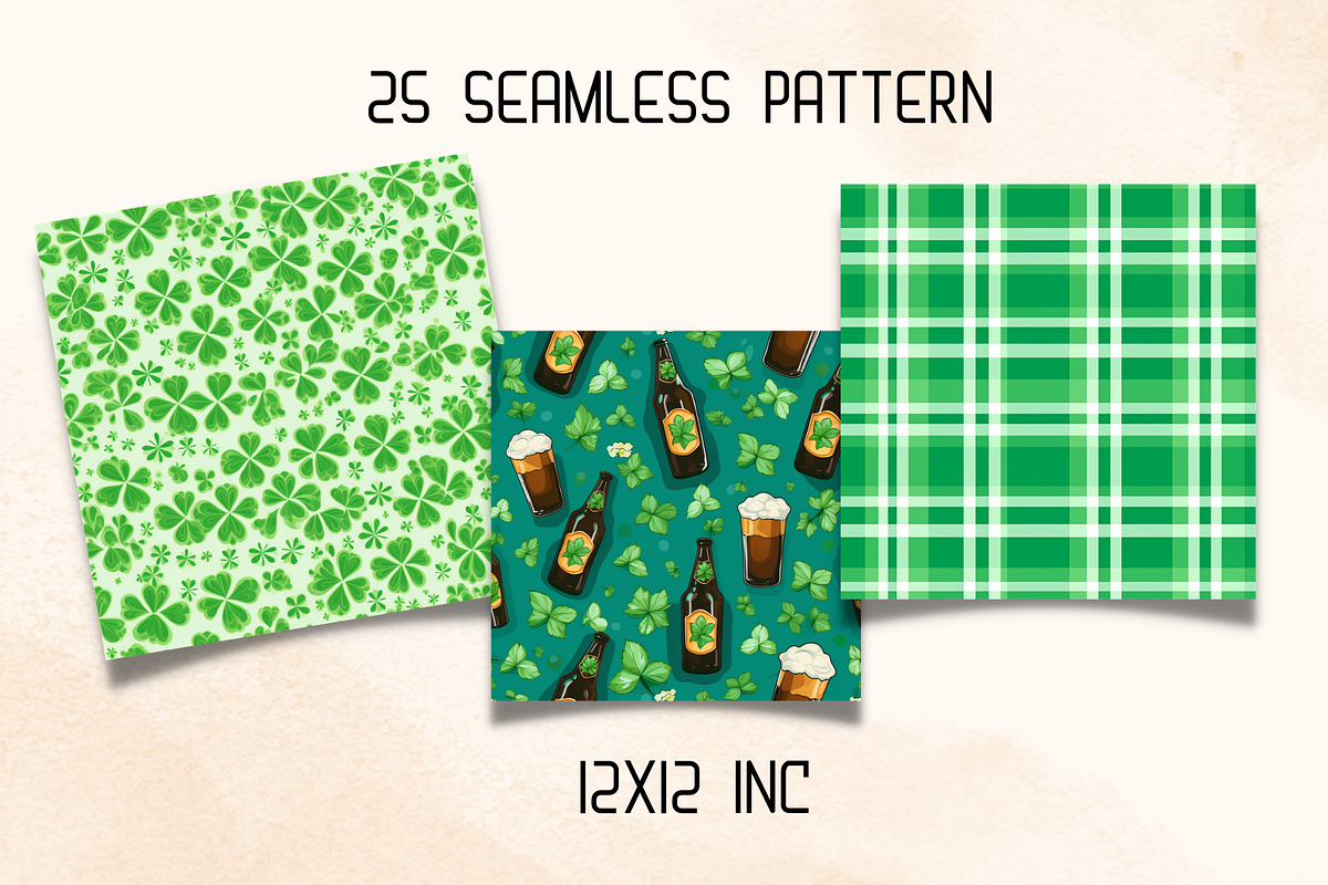 Whimsical St Patrick Day Elements, a Seasonal Illustration by GiraffeCreative (Photo 9 of 19)