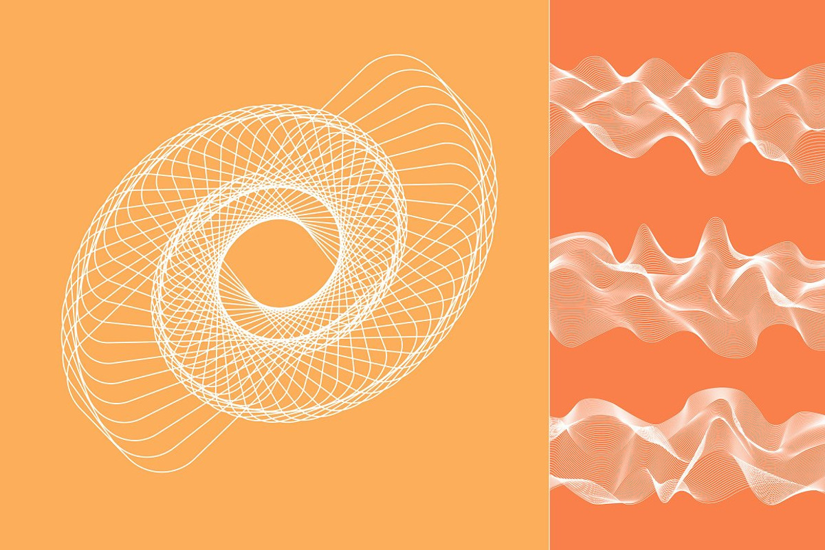 Abstract Twirls Elements Pack, an Object Graphic by pixelbuddha.net