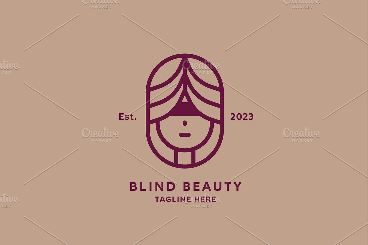 Blind Beauty Logo Illustration, a Branding & Logo Template by Morvana Crew