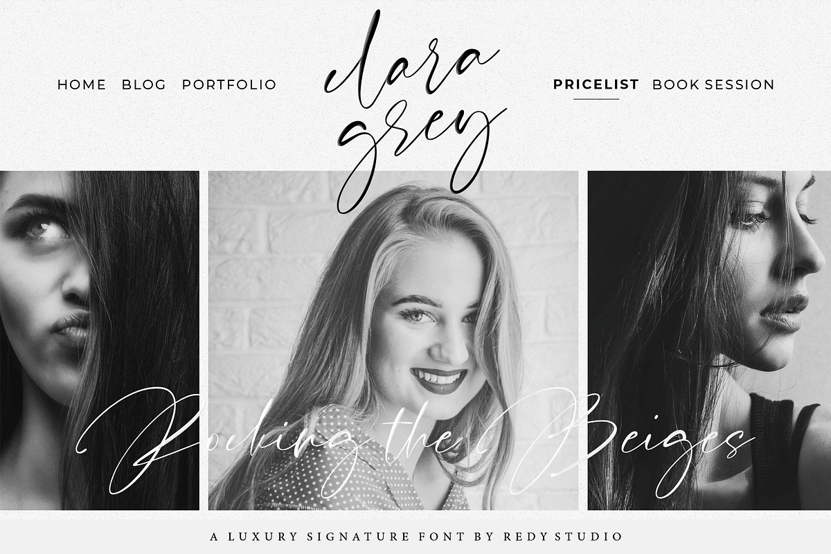 Pardone | Luxury Signature Font preview 4
