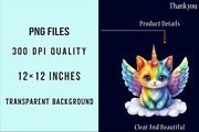 Cute Rainbow Baby Cats PNG, an Illustration by SinaCreation (Thumbnail 5 of 5)