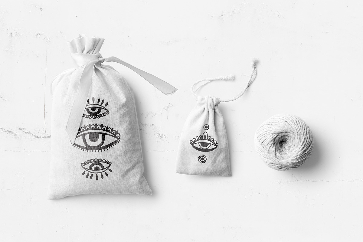 Third eye - illustration and pattern, a Decorative Illustration by Moonflora (Photo 7 of 8)