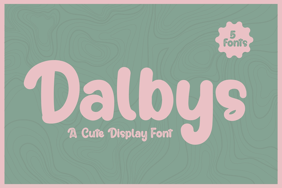 Dalbys, a Sans Serif Font by sabrcreative (Photo 1 of 13)