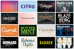 The Creator Font Bundle - 336 Fonts!