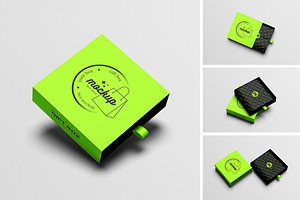 High Quality Gift Box Mockup
