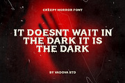 Midnight Ooze Creepy Horror Font, a Sans Serif Font by Vadovastd (Thumbnail 5 of 7)