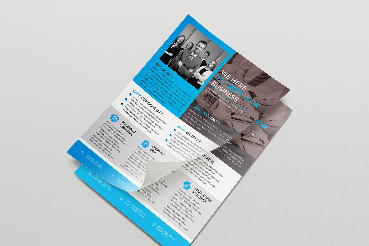 Corporate Business Flyer Template, a Flyer Template by Mazharul Islam (Photo 6 of 6)