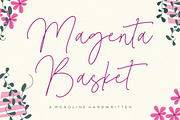 Magenta Basket Font, a Script Font by Balpirick Studio (Thumbnail 1 of 6)