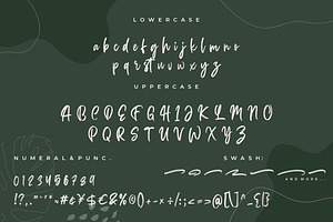 Judthing Handbrush Typeface