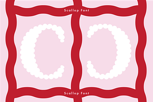 Scallop Display Font, a Serif Font by Emma Make