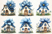 Whimsical Fairytale Cottage House, an Illustration by Libby Wishes (Thumbnail 2 of 11)