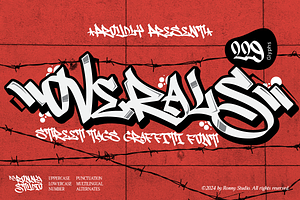 Overals Street Tags Graffiti Font