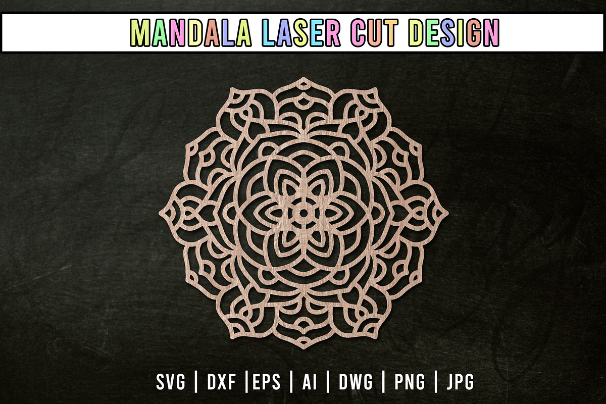 Mandala SVG, Laser Cut Mandala, a Graphic by HillTract