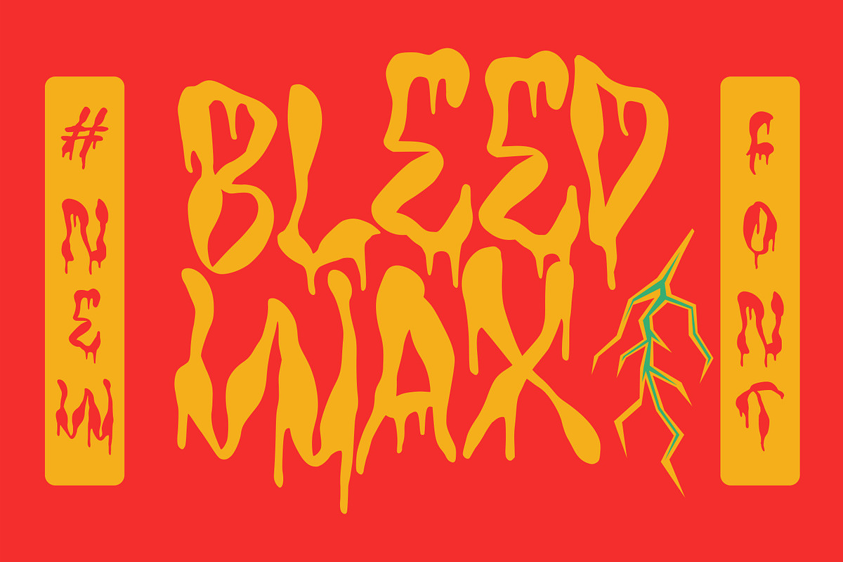 TF Bleedwax, a Handwritten Font by TeenageFoundry (Photo 1 of 6)