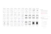 Mobile UX Design Tiles V1, a Device Mockup by firetuts (Thumbnail 2 of 4)