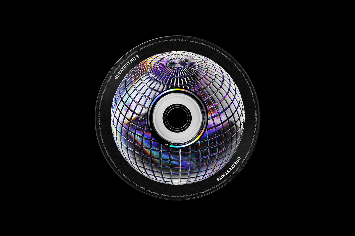 Chromatic Glass 3D Shapes Pack, an Object Graphic by Samolevsky (Photo 18 of 30)