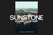 Sunstone - Modern Sans Serif, a Sans Serif Font by Mikhail Kitsune (Thumbnail 1 of 8)