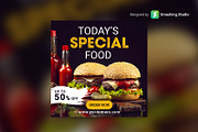 Online Food Banner Ads Template, a Social Media Template by Smashing_Studio (Thumbnail 1 of 3)