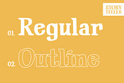 Storyteller - Girly Font, a Serif Font by TokoPress (Thumbnail 2 of 10)