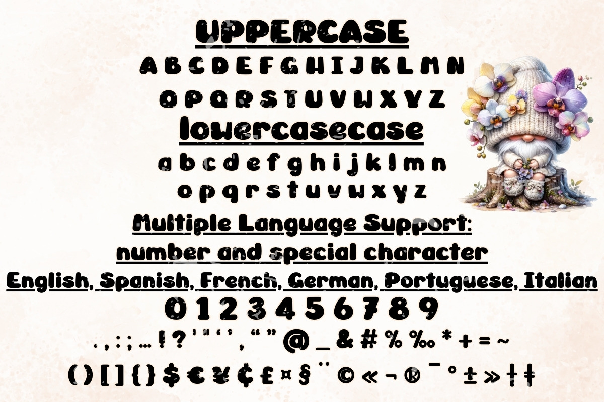 Retro Groovy Style - Handwritten, a Handwritten Font by Charmingbear59.design (Photo 5 of 5)