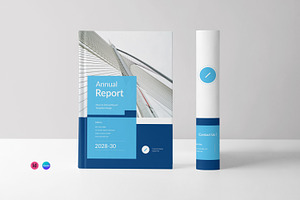 Annual Report Template | Canva, a Brochure Template by PixWork