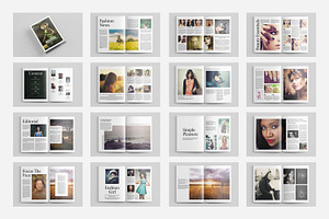 Fashion Magazine Template-V434