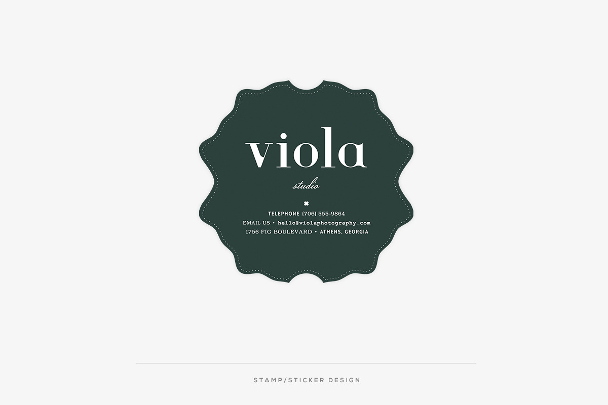 Viola II Welcome Packet, a Stationery Template by Red Met Yellow Creative (Photo 11 of 11)
