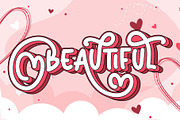 Lovely Valentine Display Font, a Handwritten Font by Ink & Pixel Dreams (Thumbnail 1 of 10)