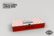 Large Fish and Chips Box Mockup, a Packaging Mockup by INCDesign (Thumbnail 4 of 6)