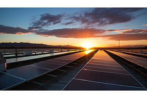 power solar panels sun ai generated, a Technology Photo by pikepicture