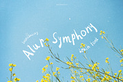 Alur Symphony Handwritten Brush Font, a Handwritten Font by Perplexitics (Thumbnail 1 of 10)