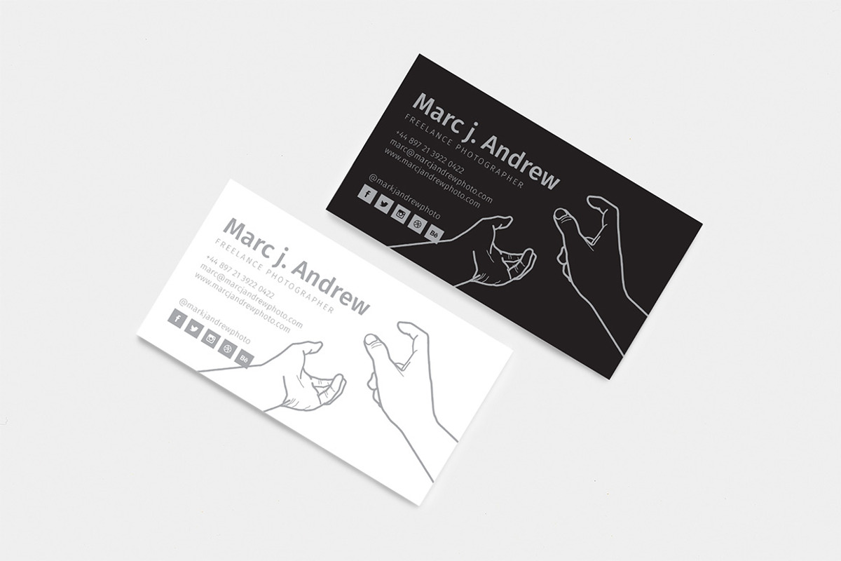 Photographer Business Card, a Business Card Template by blooon (Photo 2 of 7)