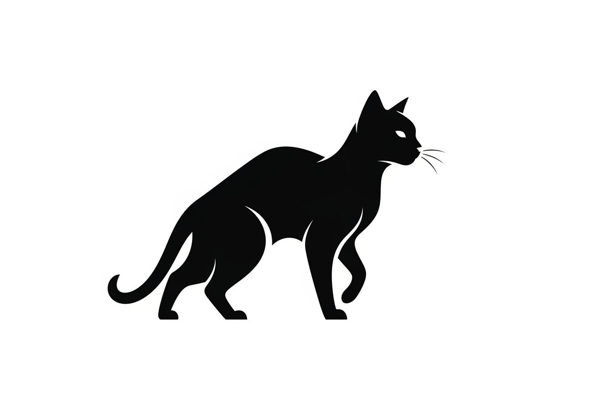 Cool Cat Silhouette Vector Bundle, an Illustration by Designs_River (Photo 44 of 51)