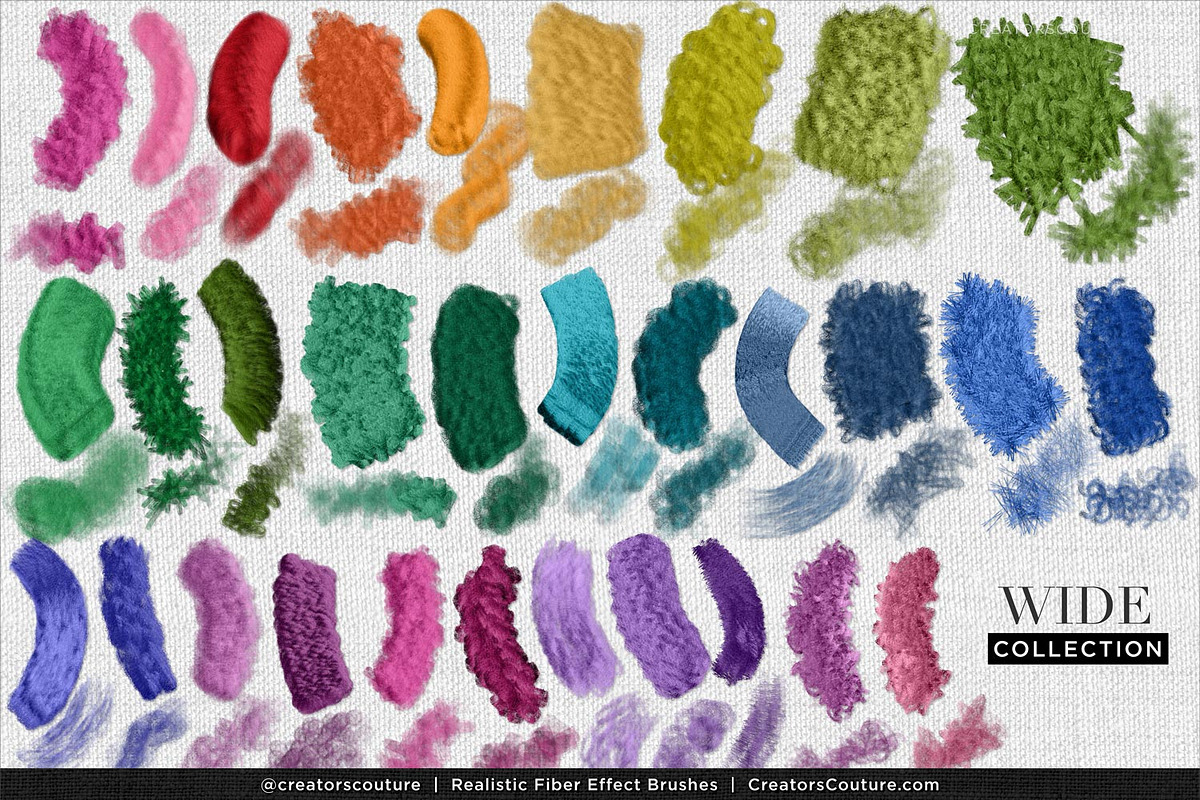 Realistic Fiber Effect Brush Studio, a Brush Add-On by Creators Couture (Photo 7 of 25)