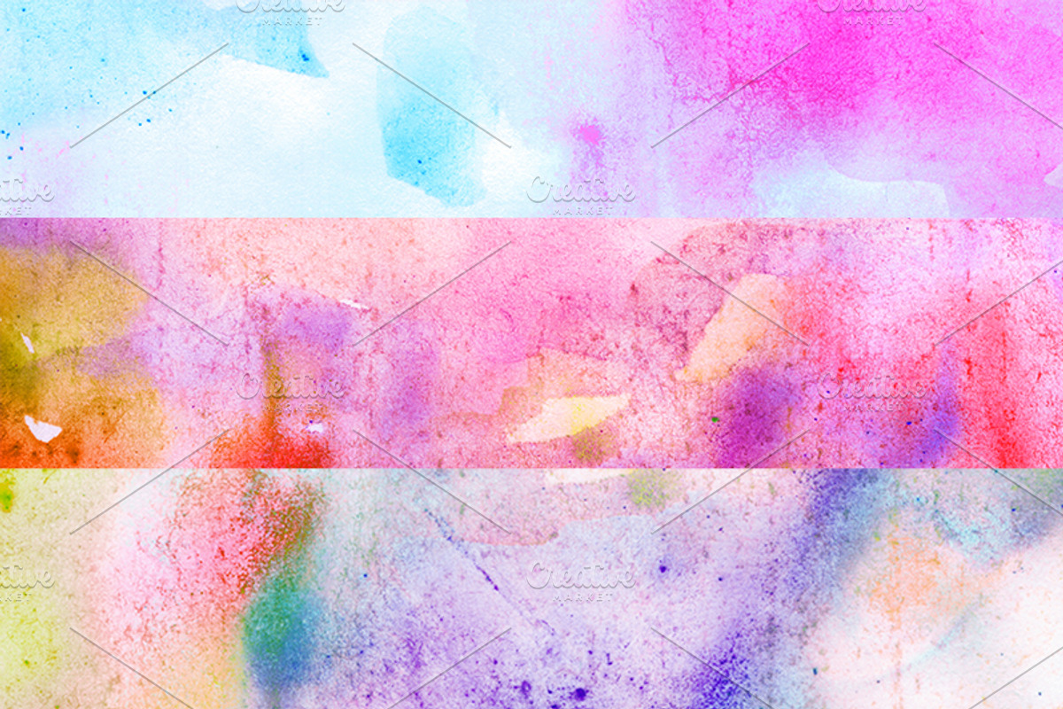 40 dreamy watercolor backgrounds, a Texture Graphic by Anttoniu (Photo 5 of 5)