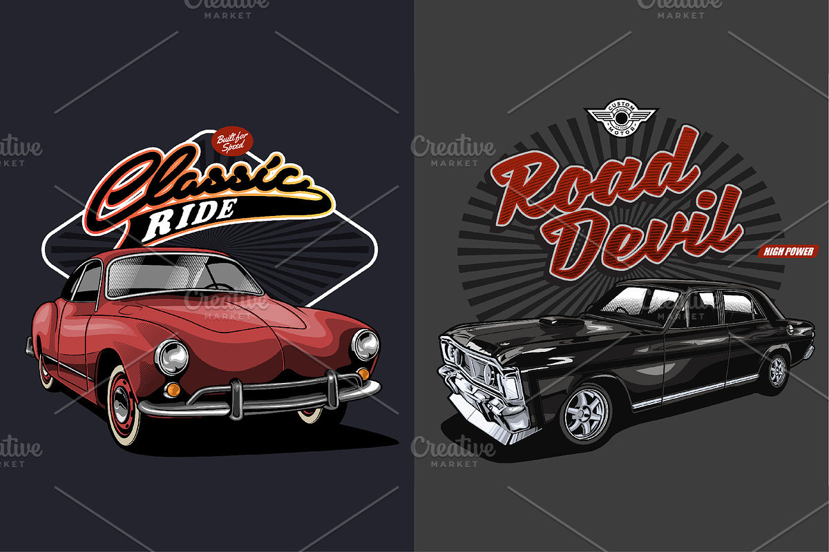 Ultimate Cars Collection, a Transportation Illustration by The BolzStudio (Photo 28 of 50)