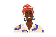 African-American women portraits set, a Person Illustration by Good Studio (Thumbnail 10 of 16)