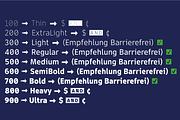 TYPEFACE Barrierefrei Sans VARIABLE, a Sans Serif Font by Typo Graphic Design (Thumbnail 2 of 9)