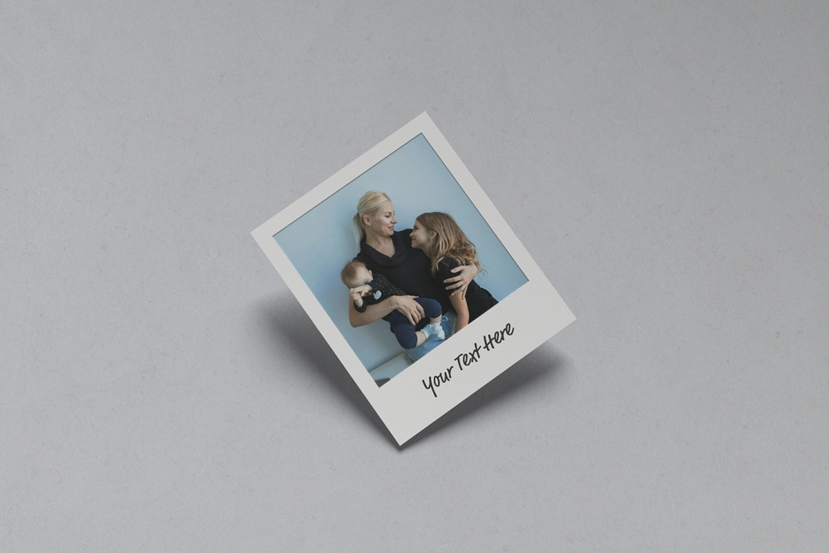 Polaroid Photos Collage Mockup, an Advertising Mockup by Graphic Deal (Photo 3 of 11)